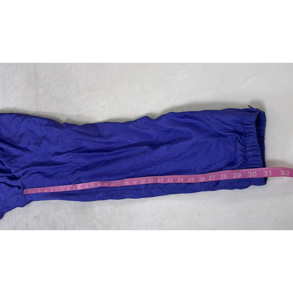 Vntg Winterset Windbreaker Track Suit Jacket Pants Large Aztec Print Prpl/Turq - Picture 11 of 16
